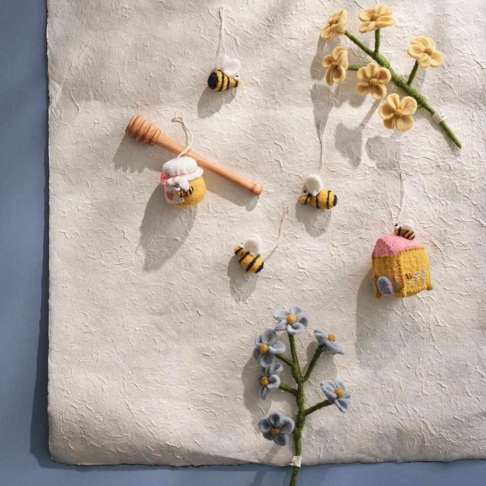 Gry & Sif Felted Sweet Honey Jar