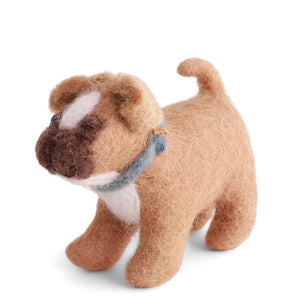 Gry & Sif Felted French Bulldog Decoration