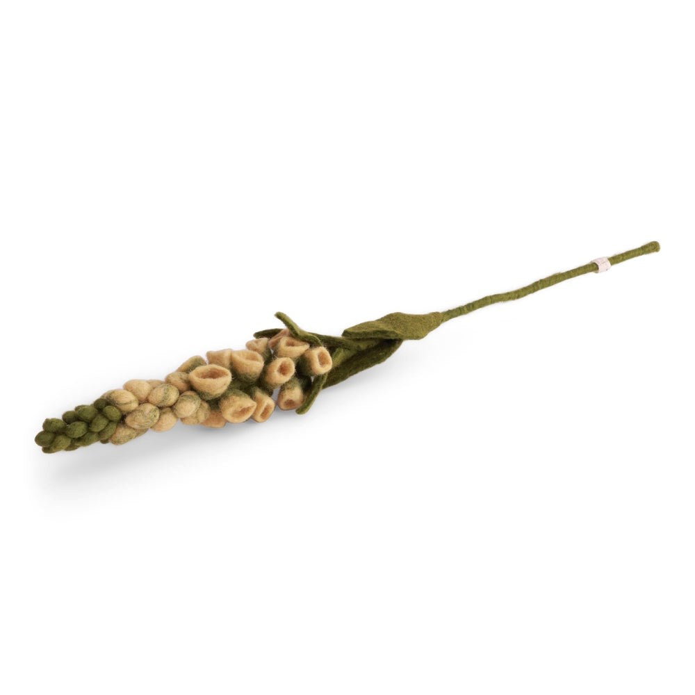 Gry & Sif Foxglove Felted Flower Light Yellow