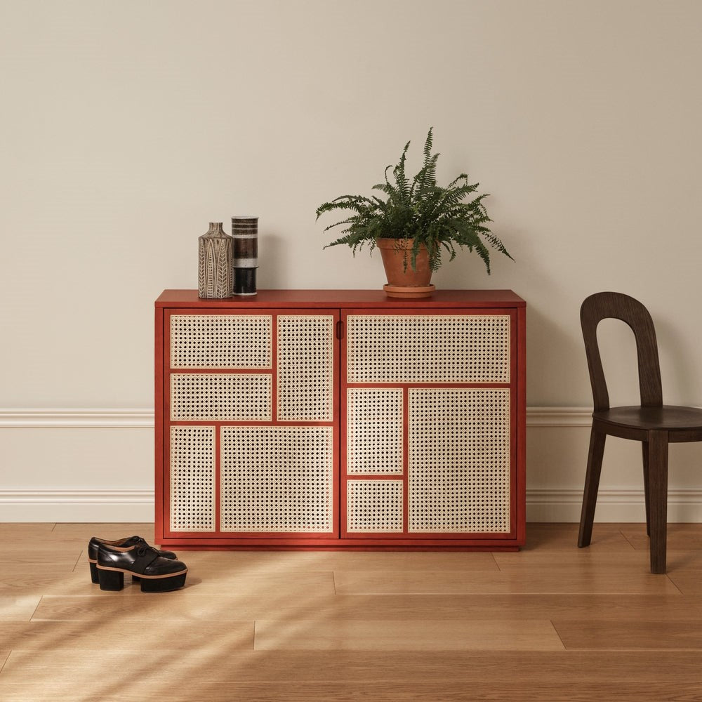 Design House Stockholm Air Sideboard Red-Rattan
