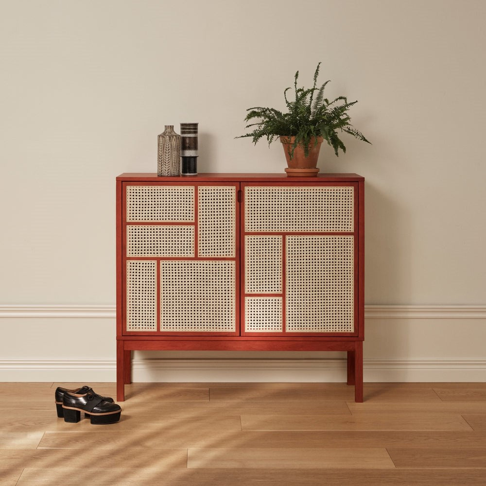 Design House Stockholm Air Sideboard With Legs Red