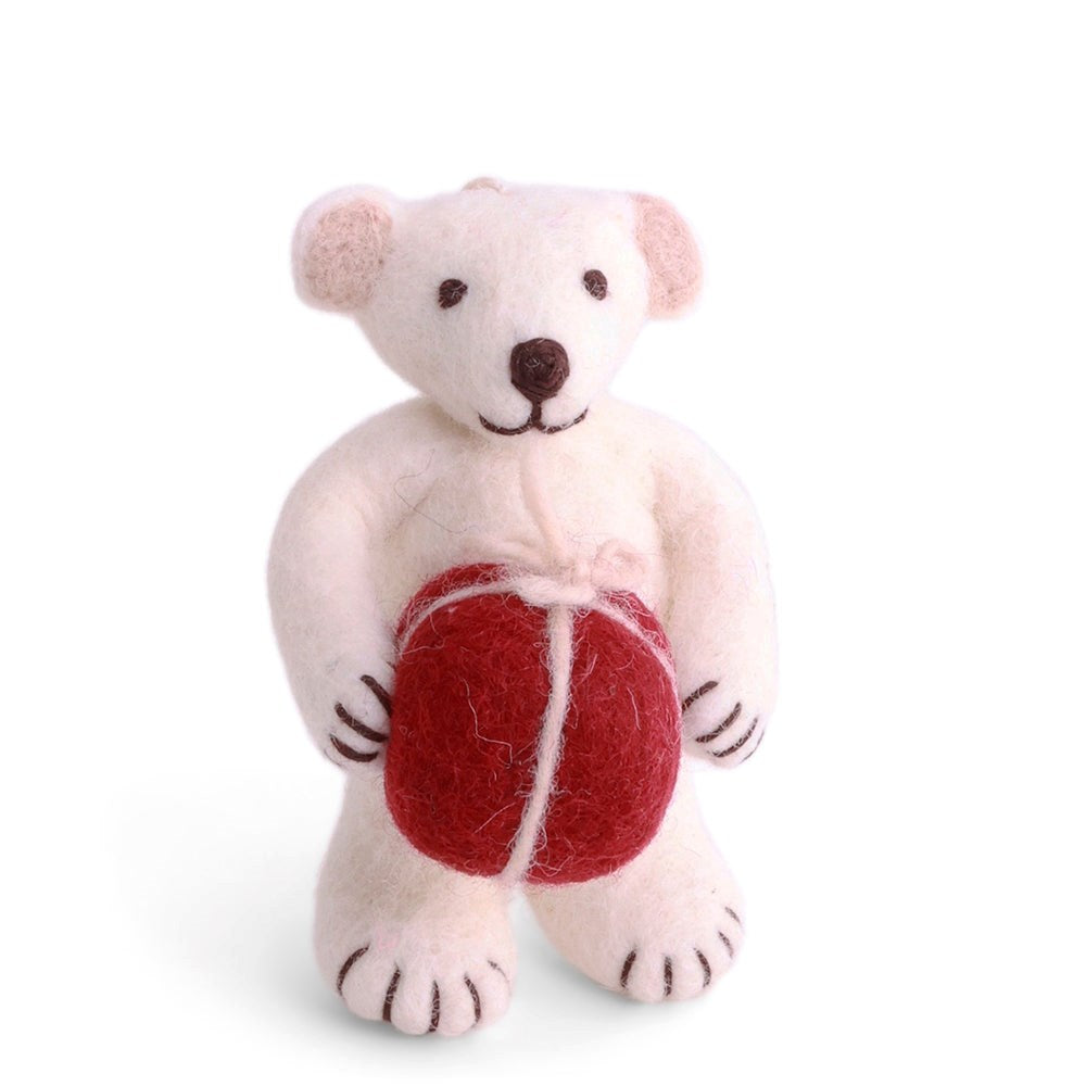 Gry & Sif Polar Bear Small with Gift