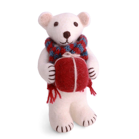 Gry & Sif Polar Bear Medium with Gift