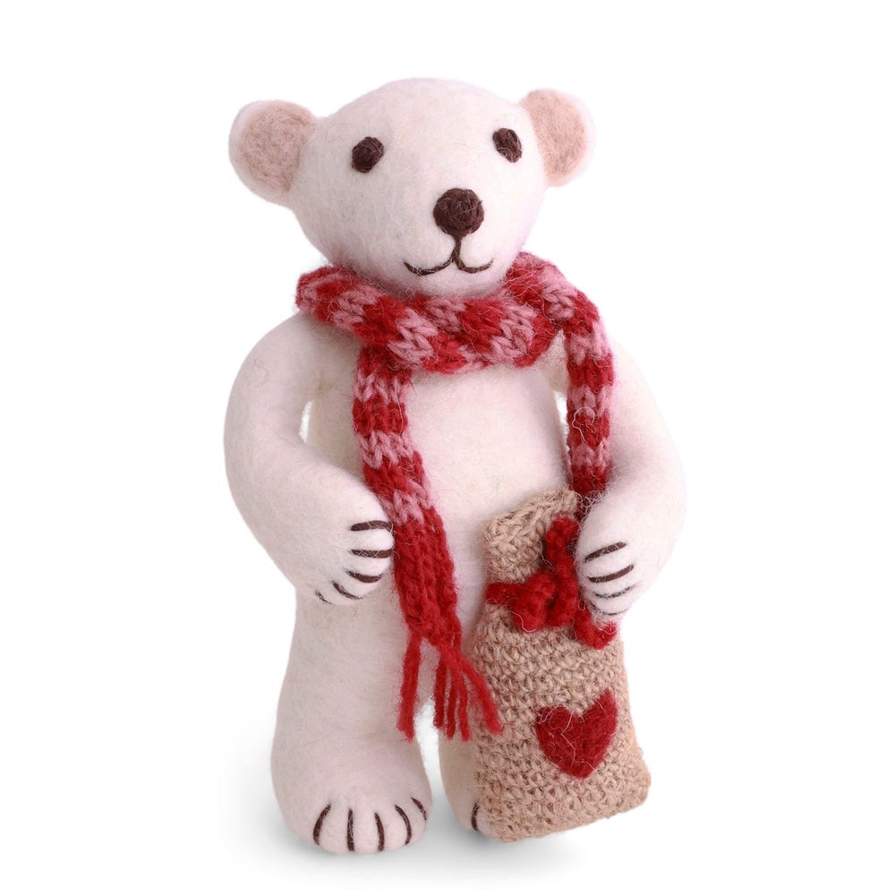 Gry & Sif Polar Bear Medium with Gift Bag