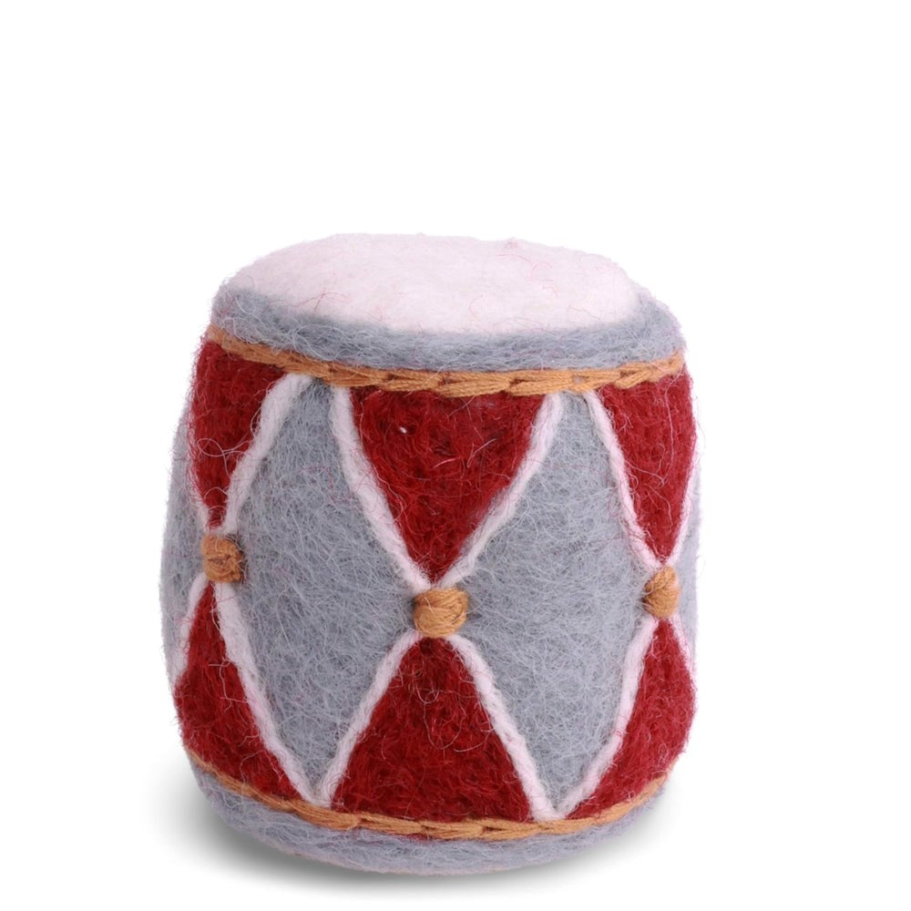 Gry & Sif Christmas Drum Felt Decoration