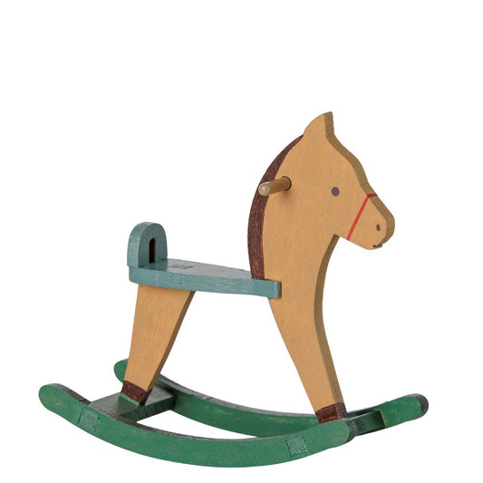 Maileg Rocking Horse Mouse Light Brown