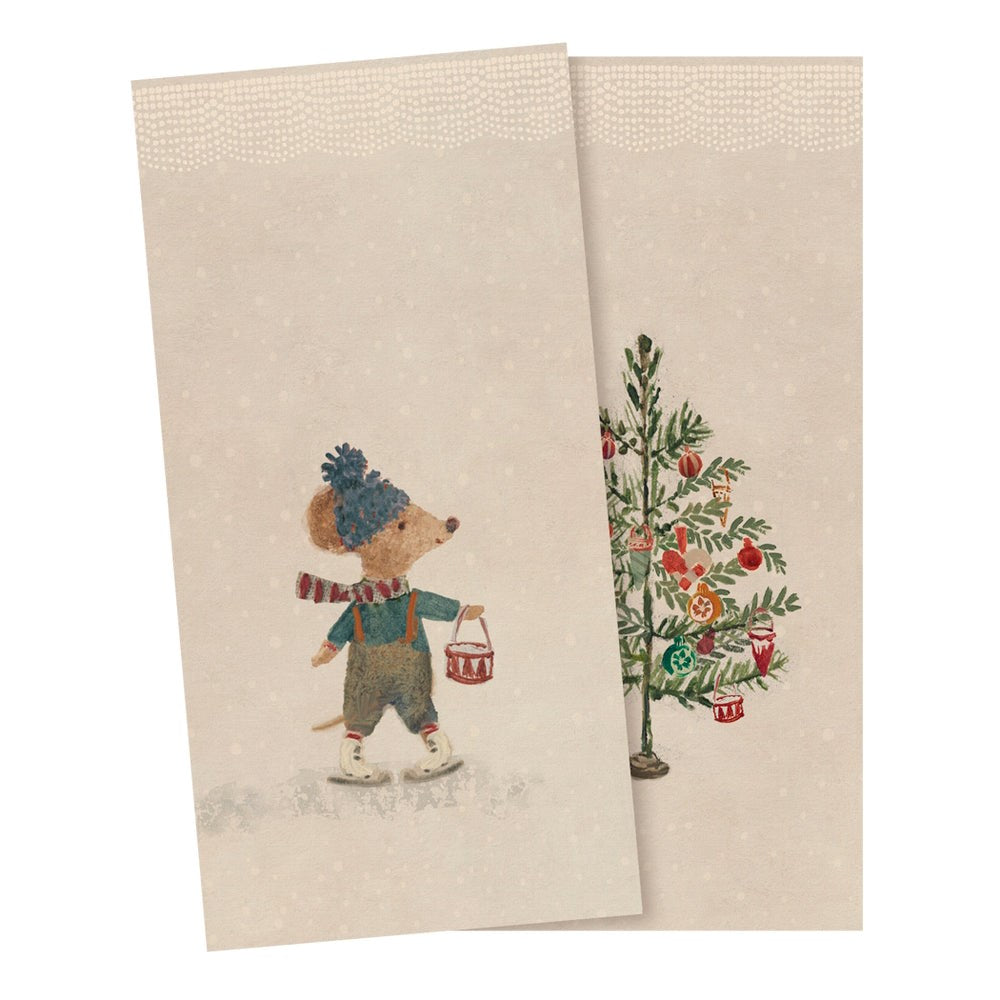 Maileg Napkin Small Christmas Mice