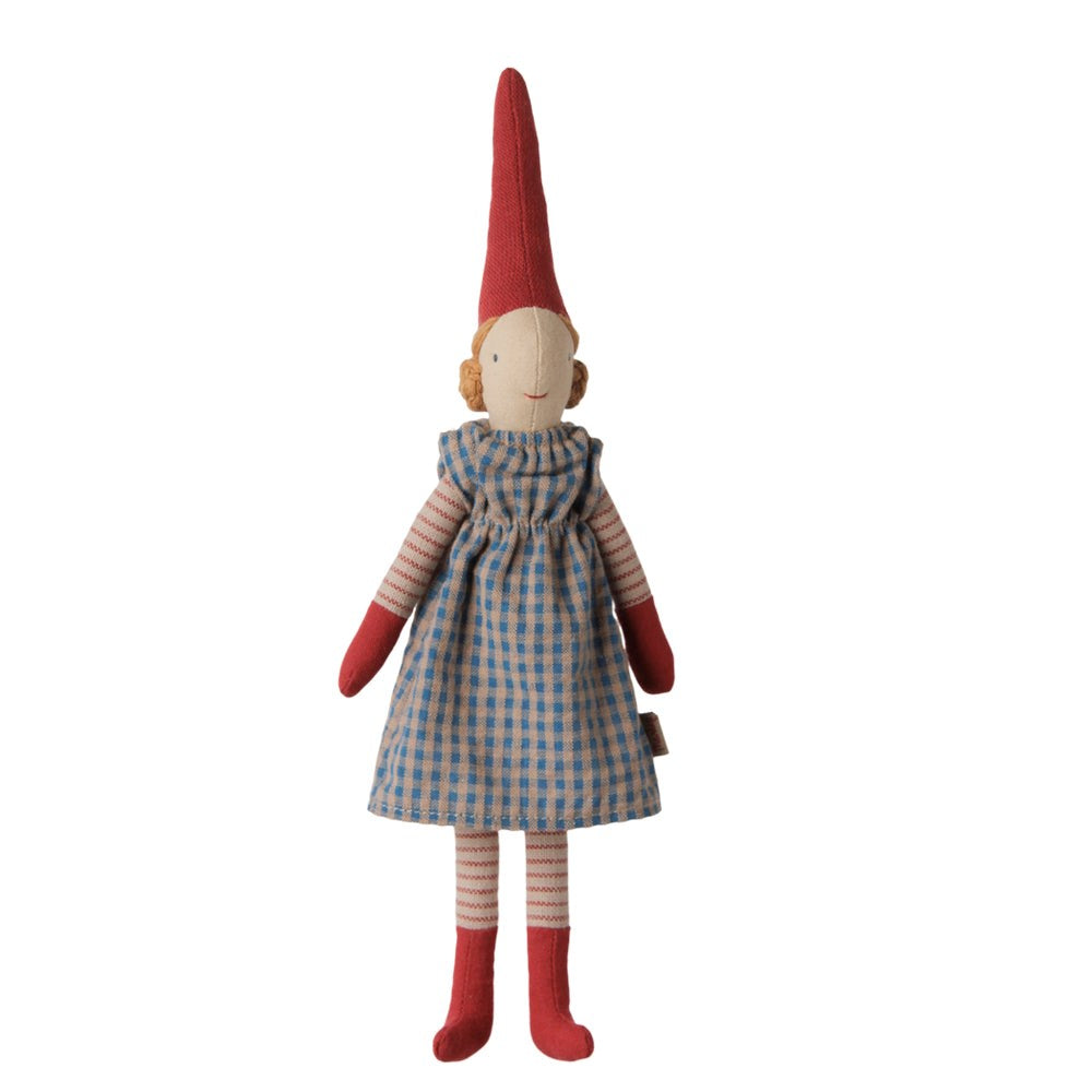 Maileg Pixy Size 1 Girl Blue Dress