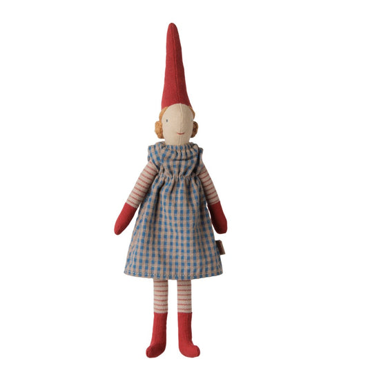 Maileg Pixy Size 1 Girl Blue Dress