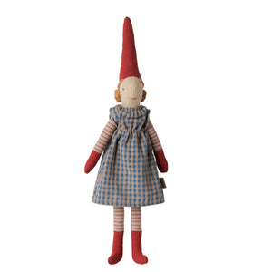 Maileg Pixy Size 1 Girl Blue Dress