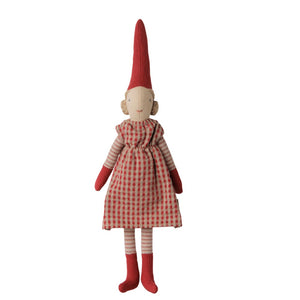 Maileg Pixy Size 1 Girl Red Dress