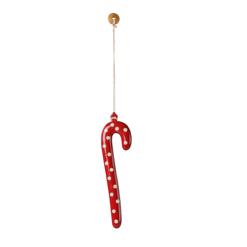 Maileg Metal Ornament Large Sugar Cane Dot 2026