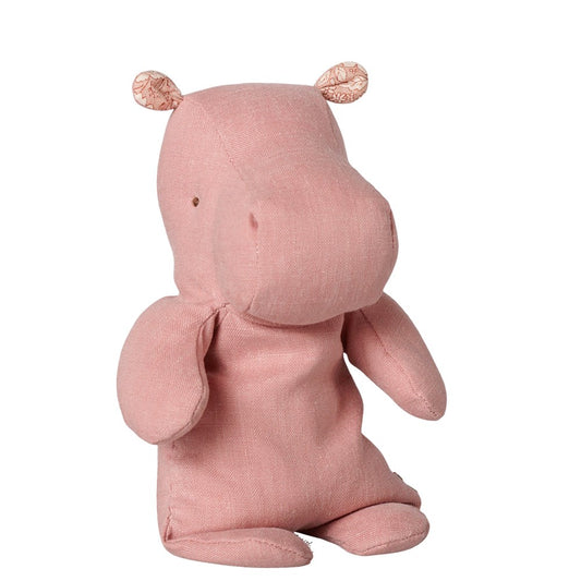 Maileg Safari Friends Hippo Small Soft Rose