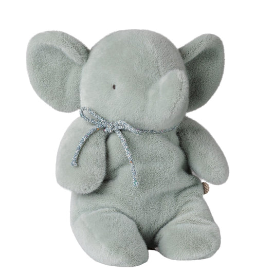 Maileg Elephant Plush Medium Soft Mint