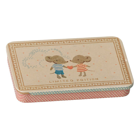 Maileg Metal Box Sliding Lid Mice