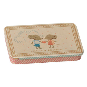 Maileg Metal Box Sliding Lid Mice