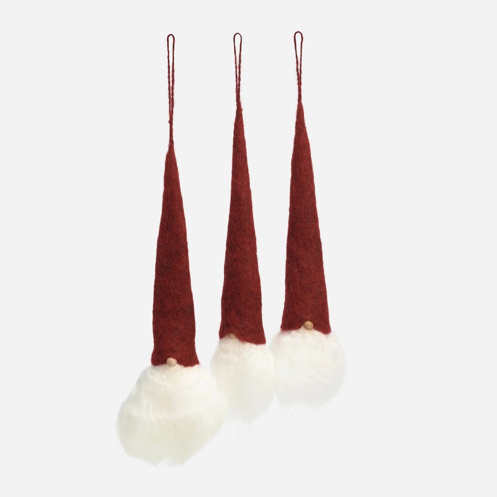 Asas Tomtebod Santa Grankvist Red-White 3pack