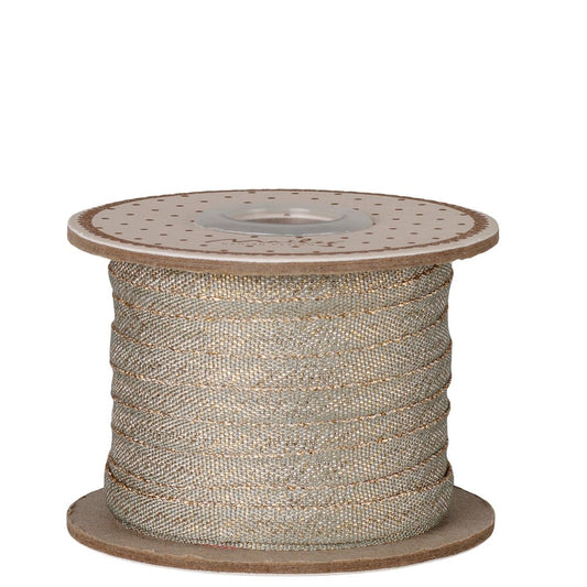 Maileg Ribbon 25m Mint-Gold