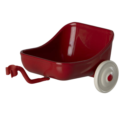 Maileg Tricycle Trailer Mouse Red