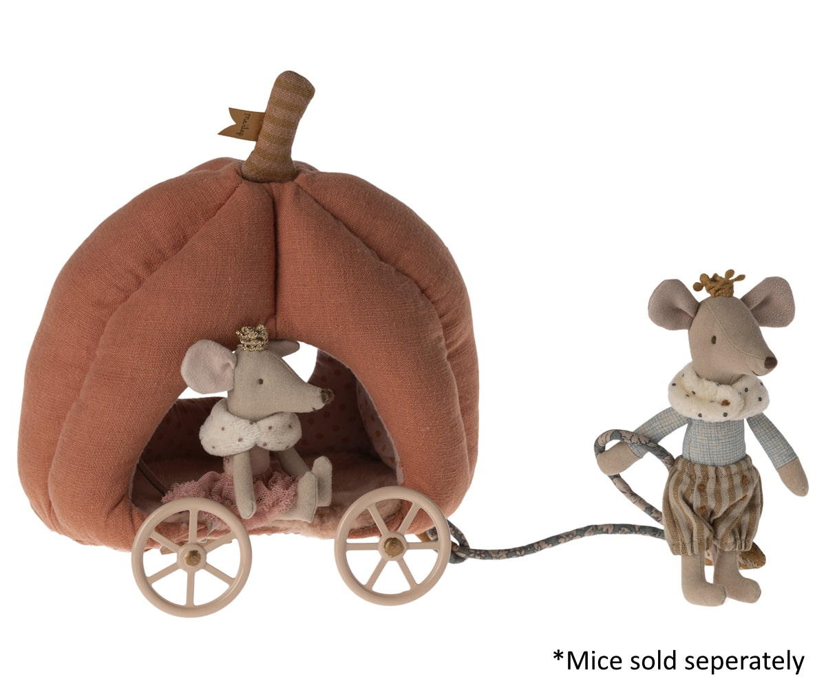 Maileg Pumpkin Carriage Mouse