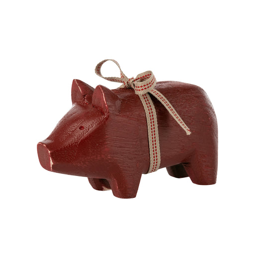 Maileg Pig Small Red