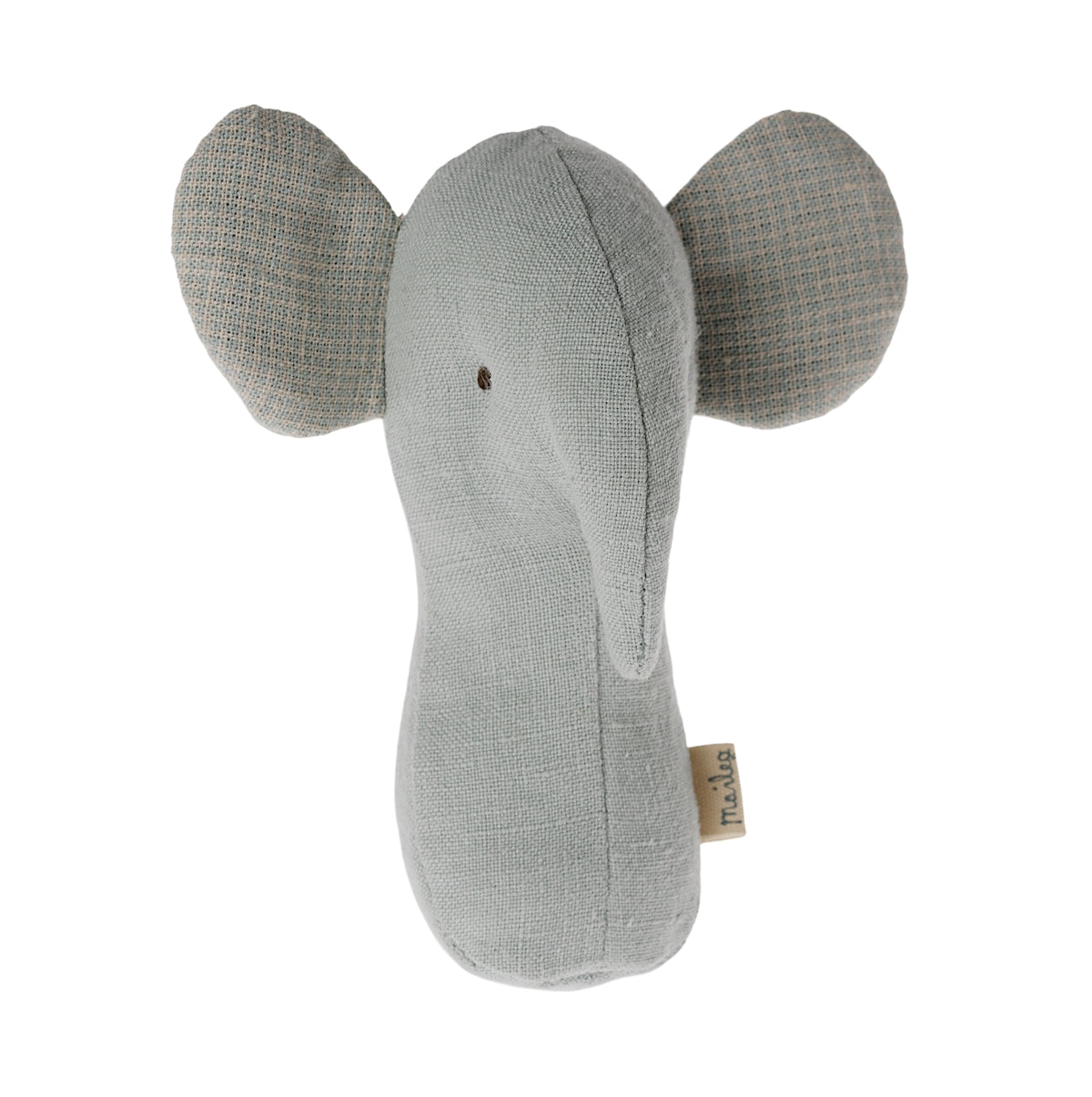 maileg-lullaby-friends-elephant-rattle-dusty-blue