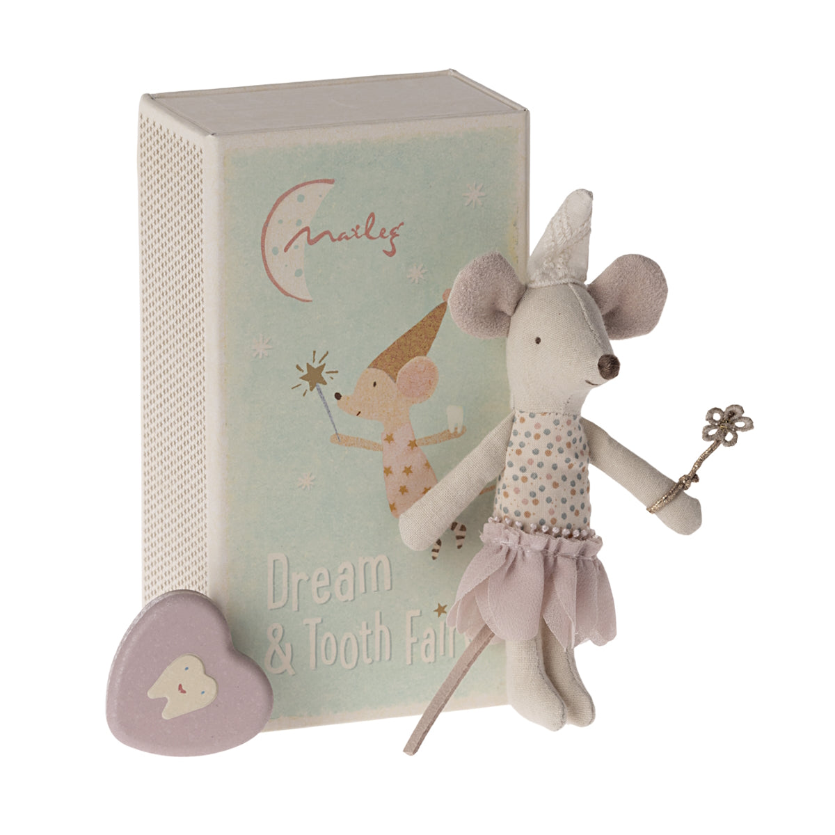 Maileg Tooth Fairy Mouse Little Sister in box
