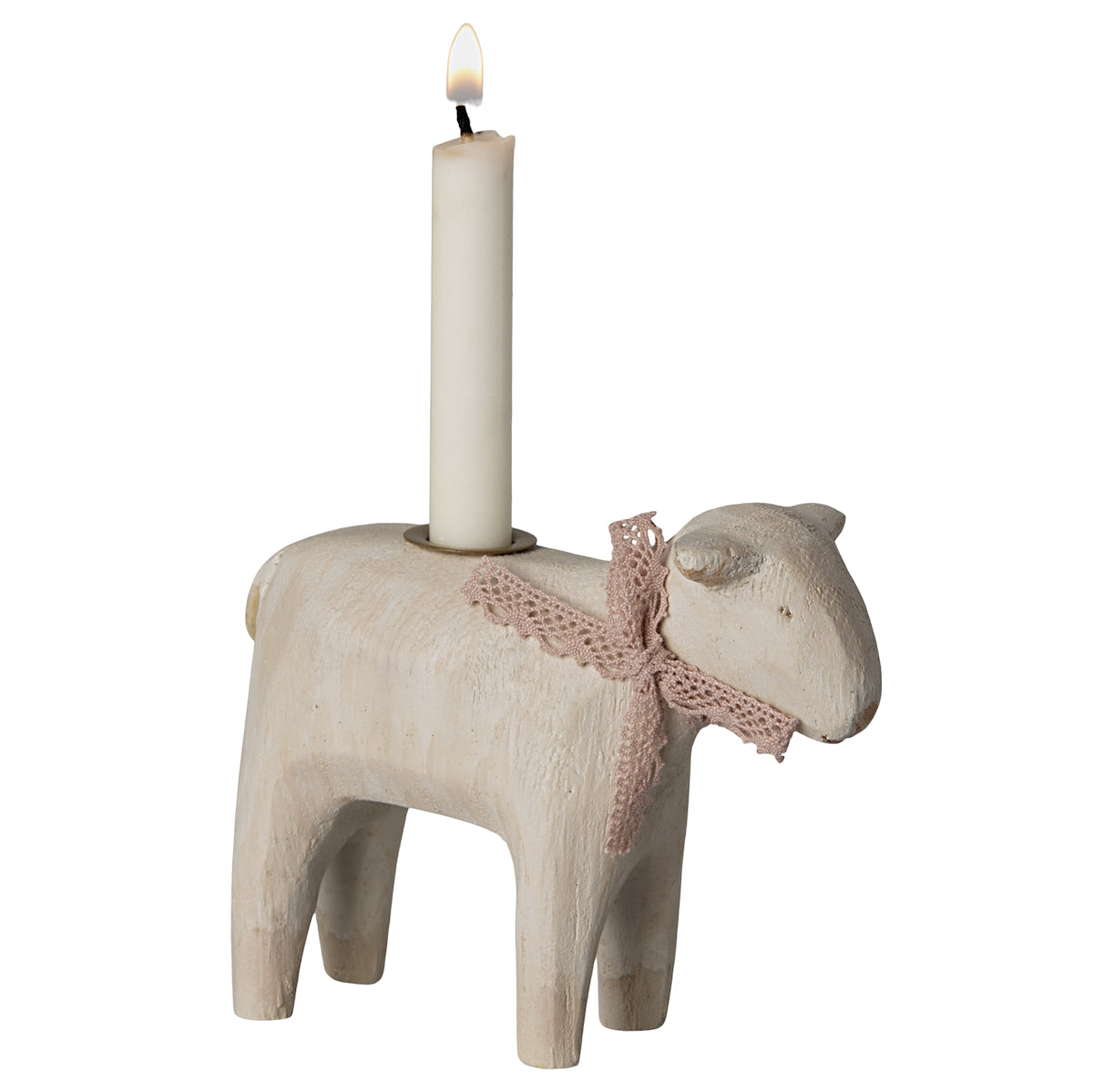 Maileg Lamb Candleholder Rose Nordic Fusion Store maileg-lamb-candleholder-rose-nordic-fusion-store