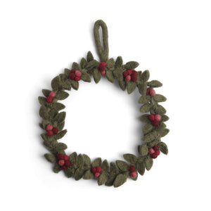Gry & Sif Wreath with Red Berries Small