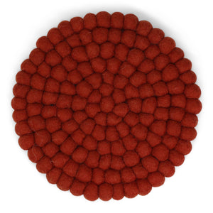 Gry & Sif Coaster Big rust red