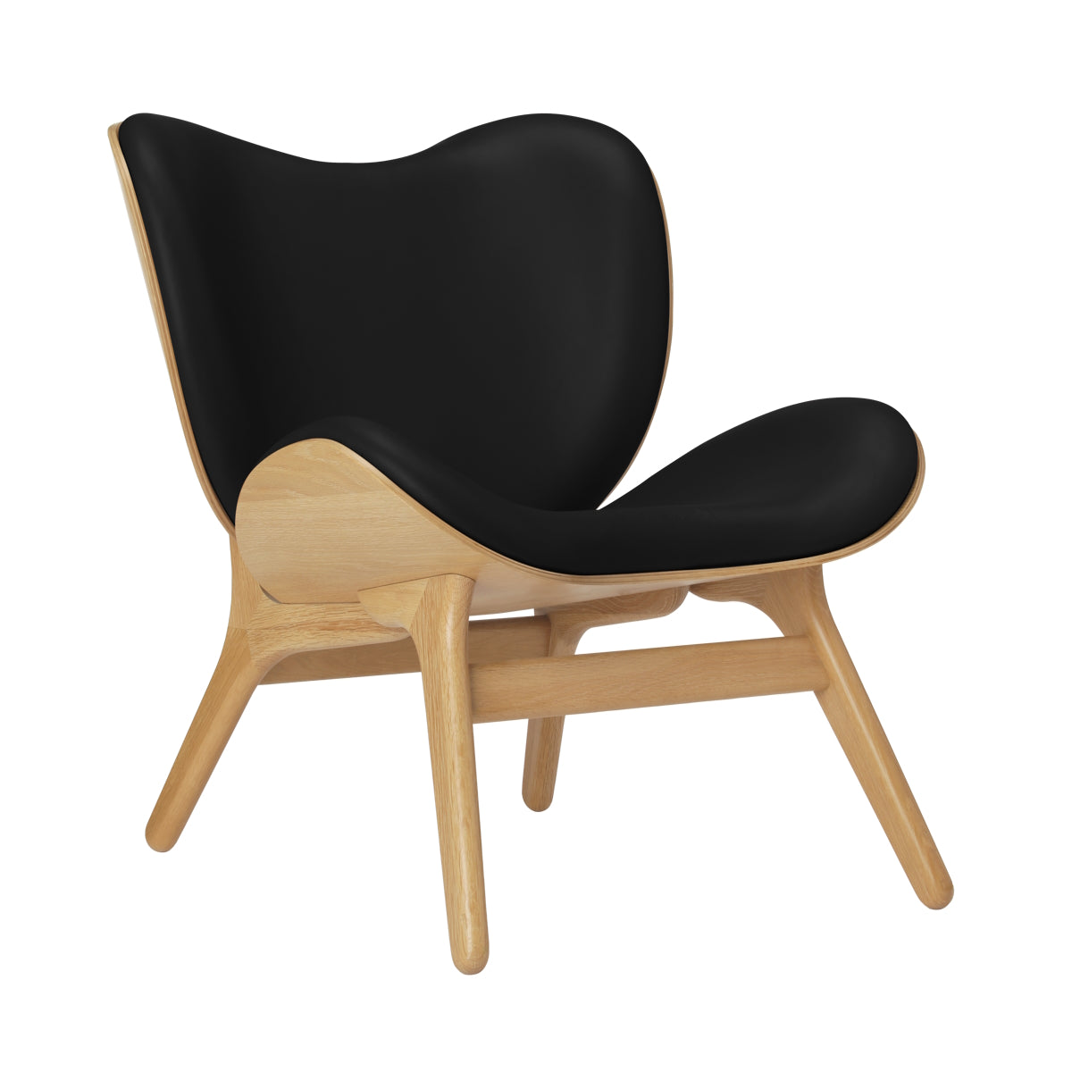 A Conversation Piece Lounge Chair Low Oak