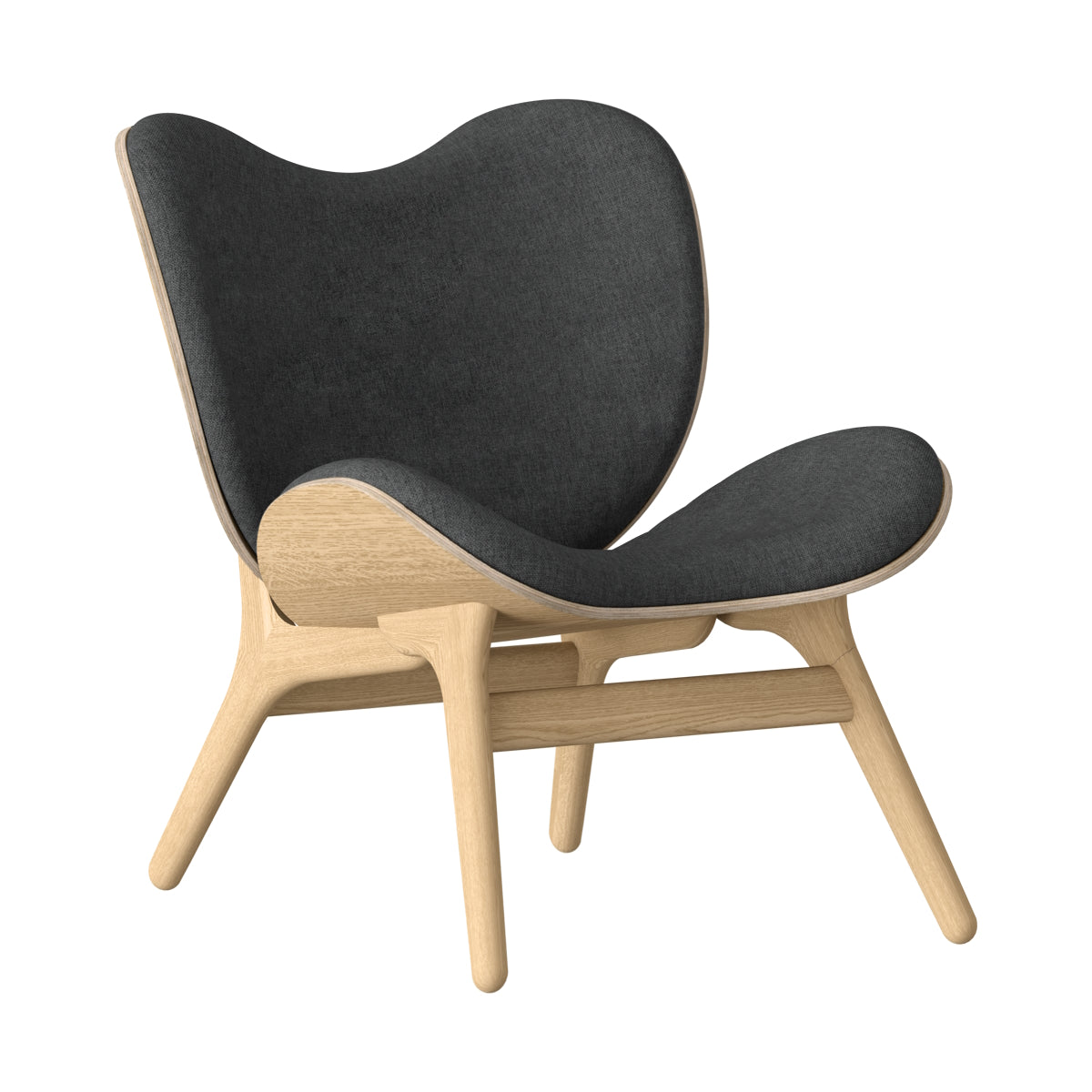 A Conversation Piece Lounge Chair Low Oak