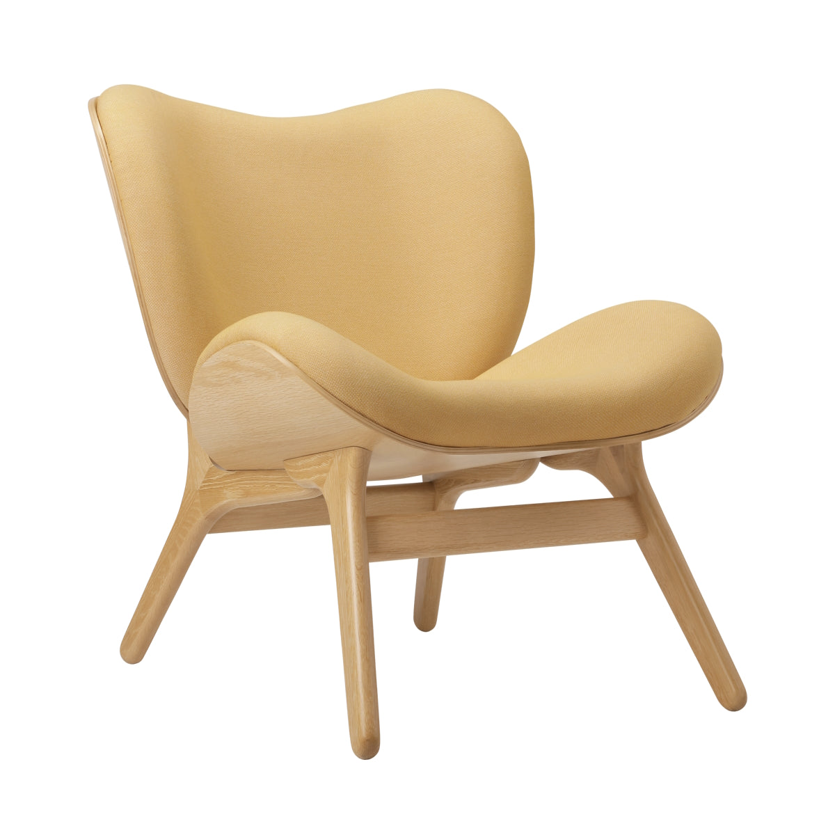 A Conversation Piece Lounge Chair Low Oak