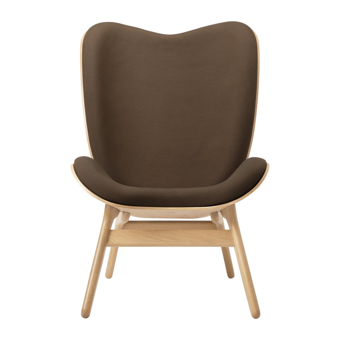 A Conversation Piece Lounge Chair Tall Oak
