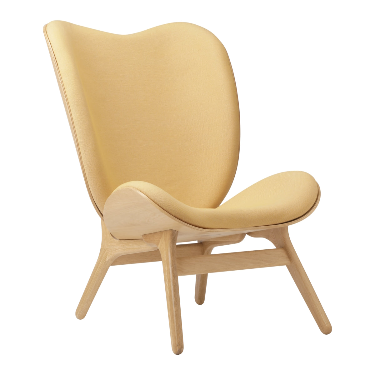 A Conversation Piece Lounge Chair Tall Oak