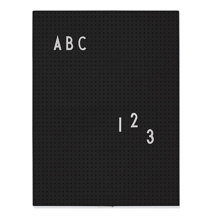 DesignLetters-message-board-a4-black