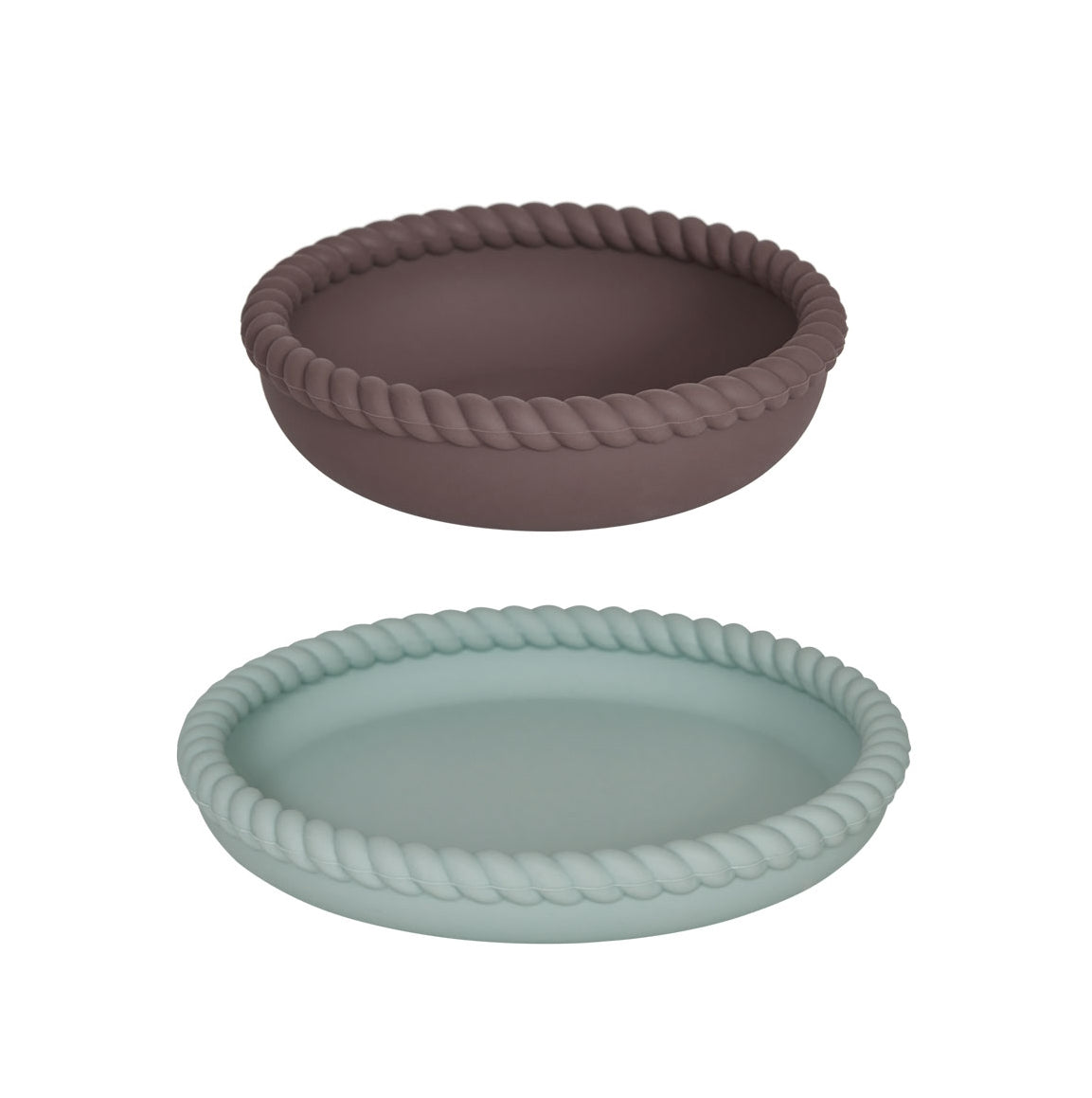 OYOY-mellow-plate-bowl-mint-choko