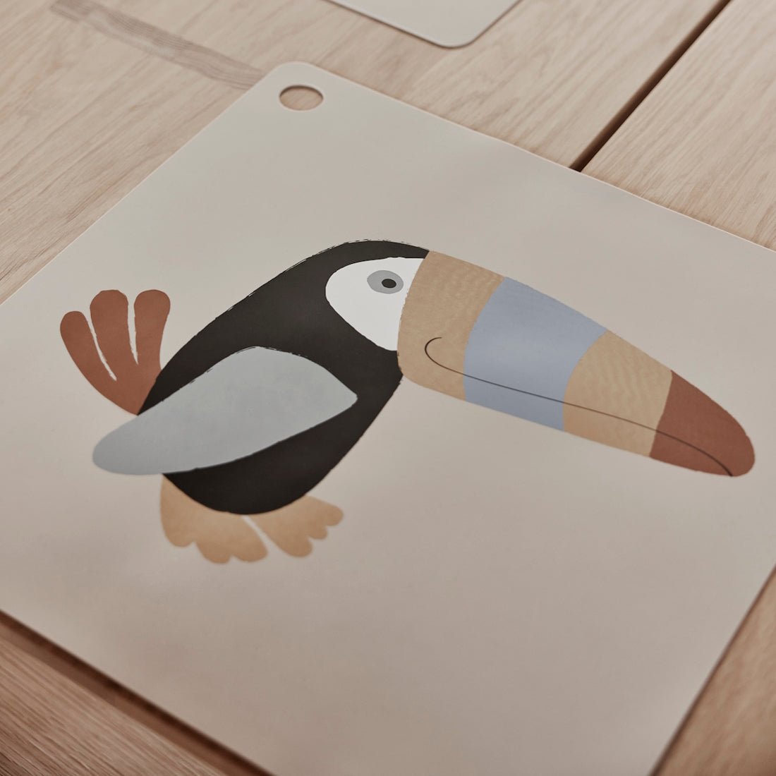 OYOY-placemat-toucan-clay