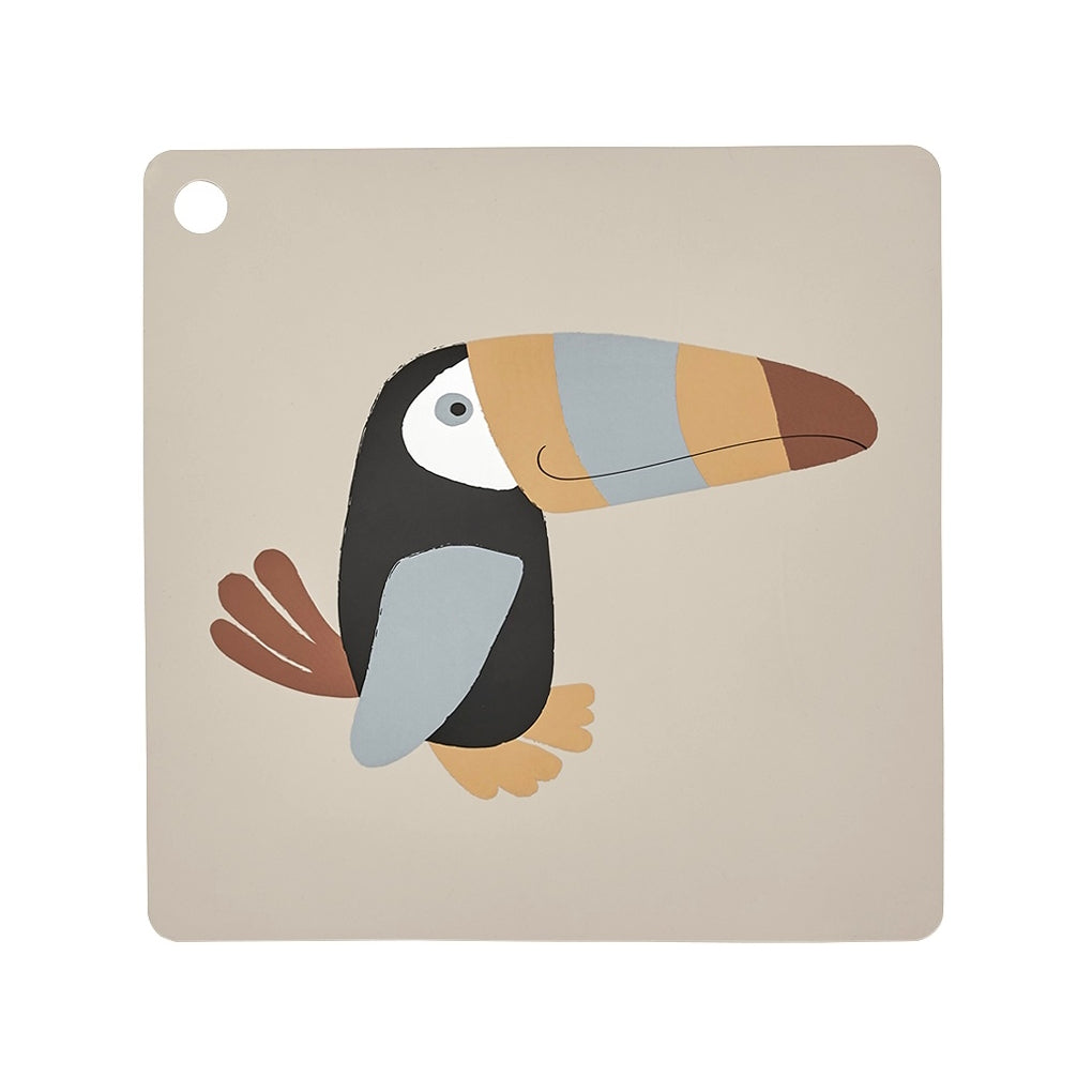 OYOY-placemat-toucan-clay