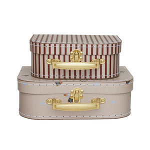 OYOY Mini Suitcase Toucan & Stripe 2pack