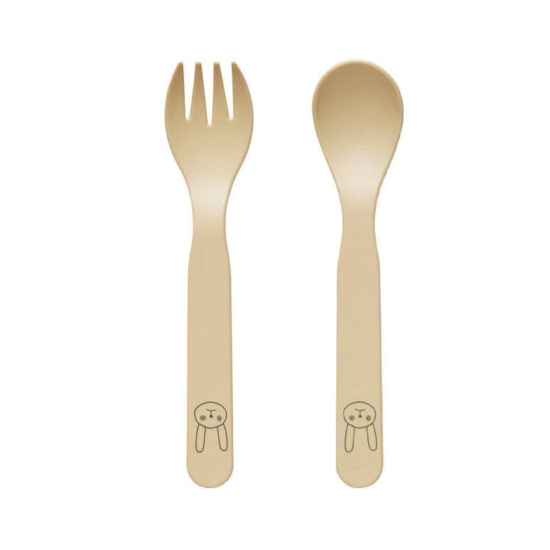 OYOY Pullo Kids Cutlery Set Vanilla