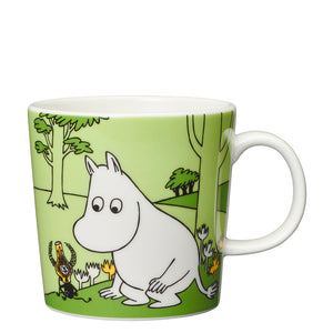 Arabia Moomintroll Grass Green Mug