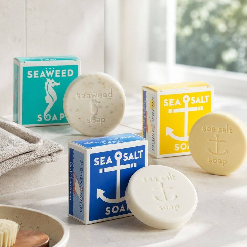 A variety of Swedish Dreams Soaps