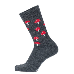 Bengt & Lotta Autumn Wool Socks Anthracite 40-45