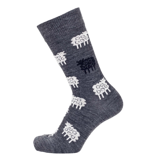 Bengt & Lotta Sheep Wool Socks Anthracite 40-46
