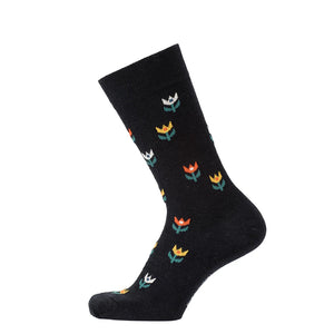 Bengt & Lotta Tulip Wool Socks Black 35-39