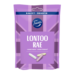 Fazer Lontoo Rae Liquorice Bag 175g