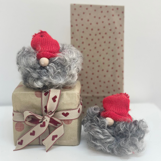 Santa Tutt Sheepskin Red Cap