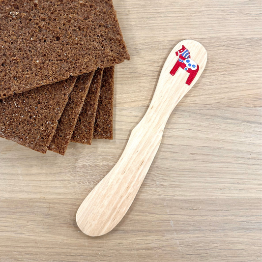 Butter Knife Dala Horse Red
