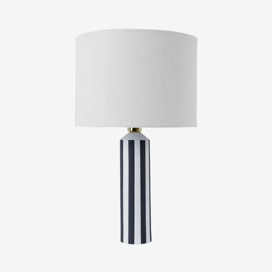 OYOY Toppu Ceramic Lamp white-black